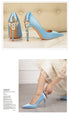 Elegant Crystal-Embellished Silk Pointed Toe Pumps for Women - Luxurious High Heels Perfect for Bridal and Evening Wear, Sexy Dress Shoes with Thin Heels